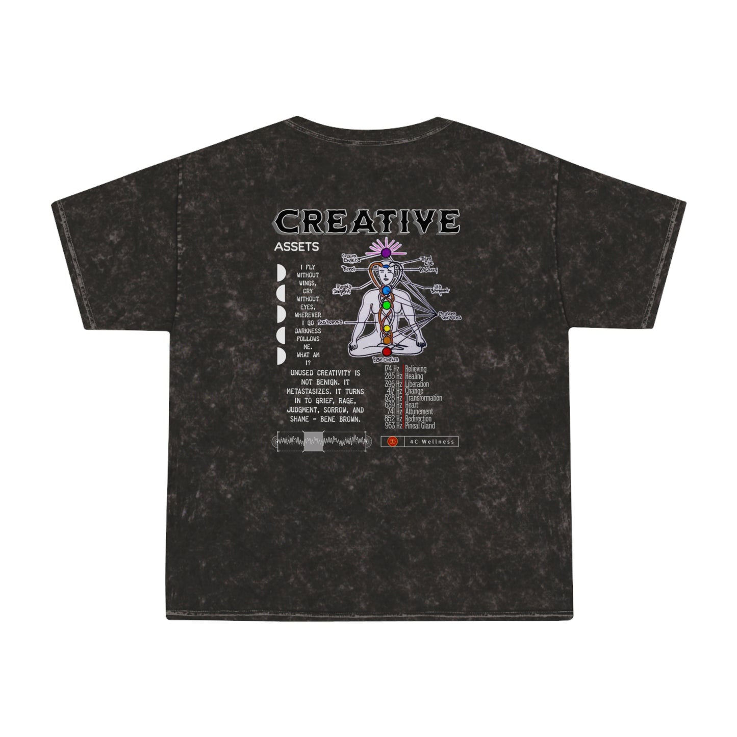 Reality is Melting - Acid Wash Graphic T - Shirt